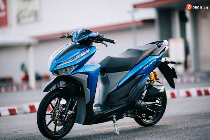 Modifikasi Motor Vario 150 Hitam. Tampil Sporty, Modifikasi Motor Honda Vario 150 Warna Biru Hitam Aksesoris Bikin Melongo