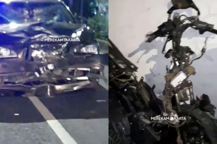 Vario Krono Original. Kronologi Motor Honda Vario Ditabrak Mobil BMW yang Lawan Arah di Cilandak