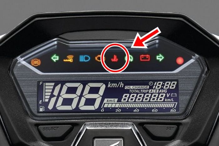 Arti Lambang Speedometer Vario 125. Waspada Muncul Logo Perahu di Speedometer, Dibiarkan Mesin Bisa Jebol