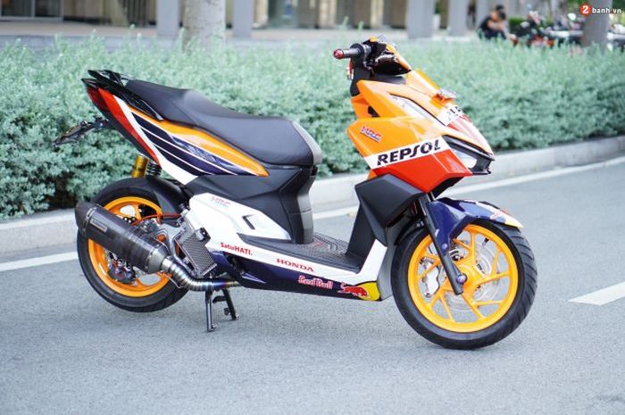 Vario 160 Cc Marquez. Jadi Inspirasi Modifikasi Motor Honda Vario 160 Beraura Marc Marquez, Pas Jadi Motor Paddock