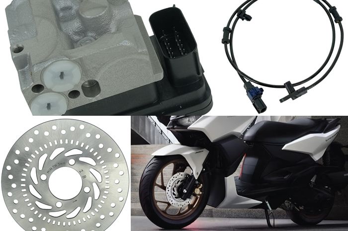 Harga Rem Motor Vario. Kaget Cek Harga Komponen Rem Motor Honda Vario 160 ABS Dibanding CBS