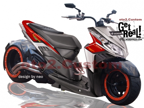 Modif Vario Techno 2011. MODIF HONDA VARIO CBS TECHNO LOW RIDER 2010