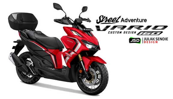 Vario 160 Modif Touring. Digimod : Honda Vario 160 Street Adventure