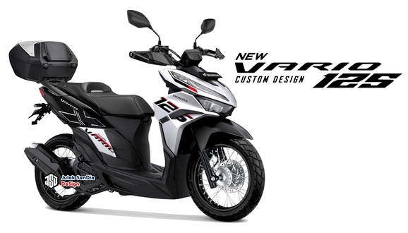 Modifikasi Vario 125 Merah 2018. Digital Modification New Honda Vario 125