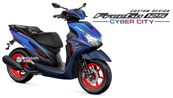 Vario 2018 Xanh Nhám. Modifikasi Yamaha FreeGO 125 Connected