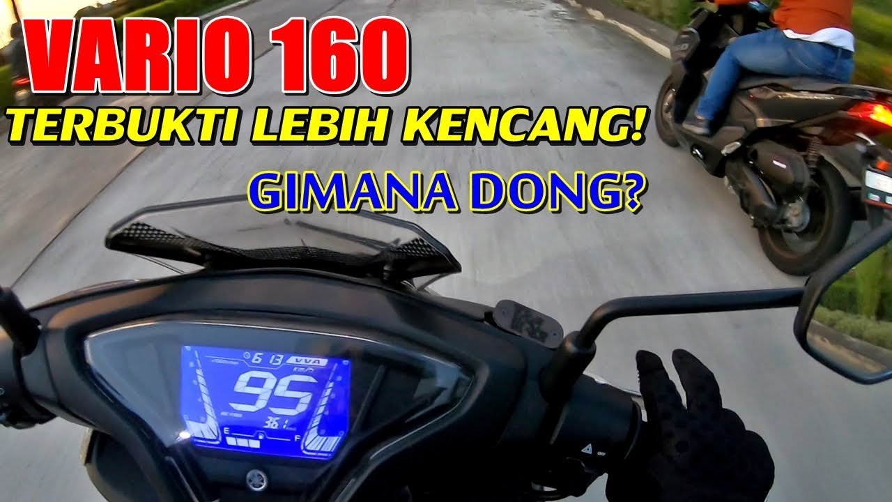 Modif Vario Vs Aerox. Honda Vario 160 vs Aerox 155, Testimoni Para Rider