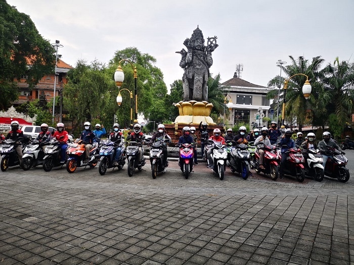 Honda Vario Usa. 20 Bikers Bali Ikuti ‘Proud To Ride All New Honda Vario 160’