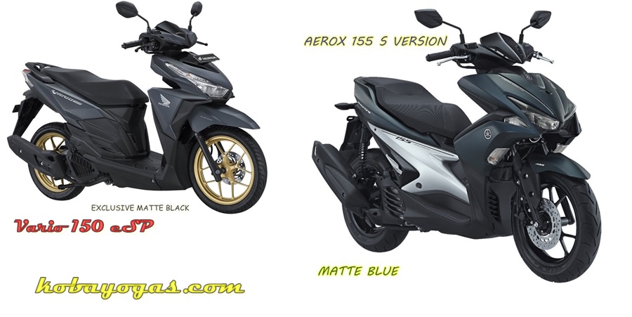 Vario 150 Vs Yamaha Aerox. Penjualan Honda Vario 150 vs Yamaha Aerox 155 Bulan April 2017, Makin Tipis Makin Panas!