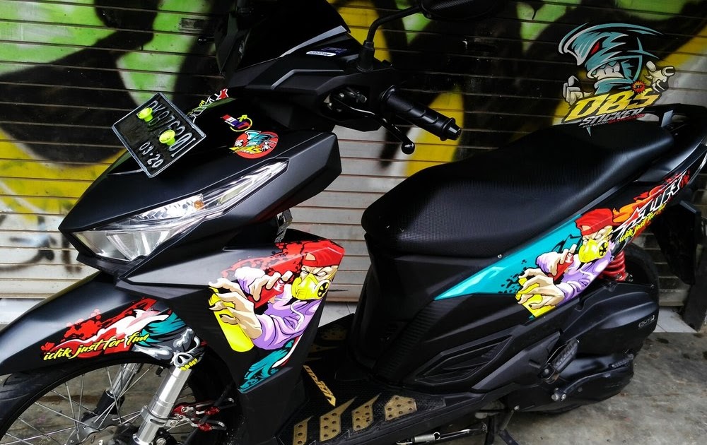 Cutting Sticker Vario 125 Old Putih. 42+ Modifikasi Cutting Sticker Motor Vario 125, Inspirasi Terpopuler!