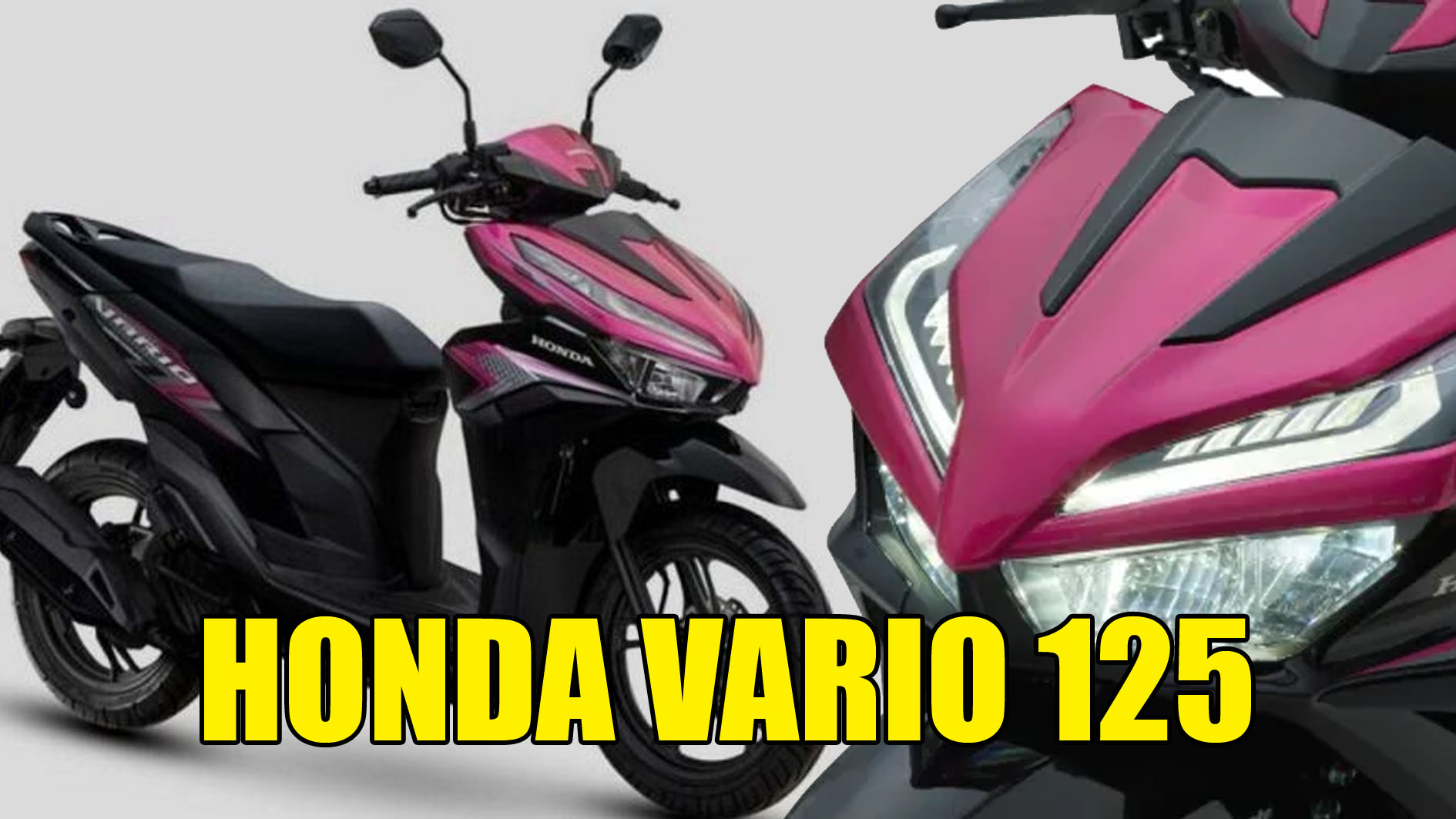 Kombinasi Warna Hitam Vario 125. Honda Vario 125 2024 Hadir dengan Kombinasi Warna Hitam dan Pink Magenta, Cek Spesifikasi dan Harganya di Sini