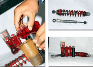 Cara Memperbaiki Shock Belakang Vario 125. [MUDAH] Cara Memperbaiki Shock Belakang Yang Bocor Atau Mati