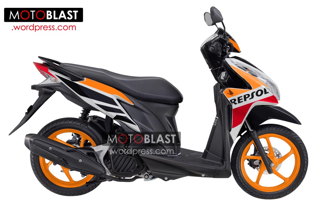 Vario Techno Repsol. Modif Striping Vario techno 125 Repsol