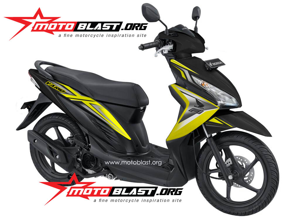 Modif Skotlet Motor Vario 110. Modif Striping Honda Vario 110 FI 2014 !!