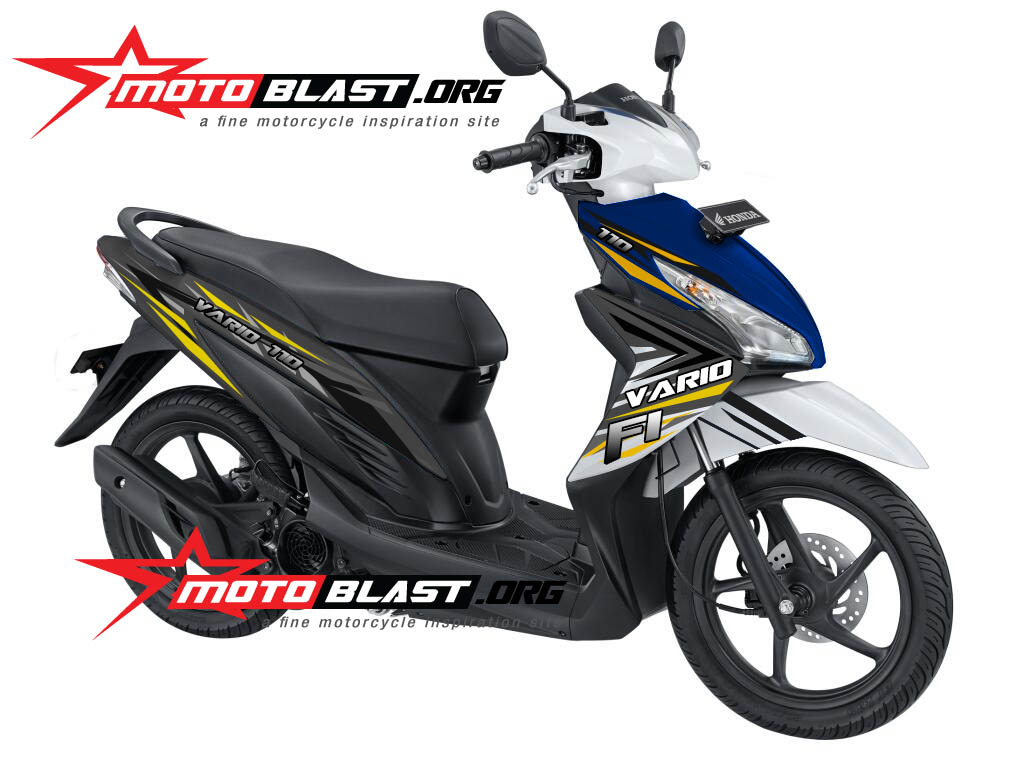 Modifikasi Vario 110 Decal. Modif Striping Decal design Honda Vario 110 FI!!