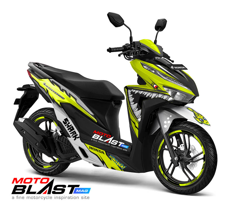 Decal Vario 125 Biru. Decal vario deals