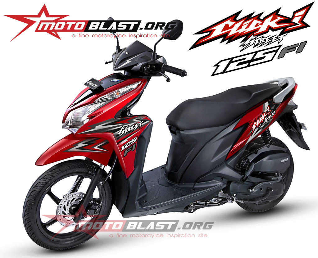 Modifikasi Striping Vario 125 Variasi. Modif Striping Honda Vario Techno 125 FI ISS Lunar Red!