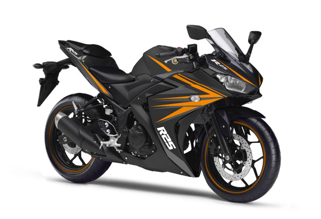 Vario Hitam Orange. Modif Yamaha YZF R25 Black-Orange!