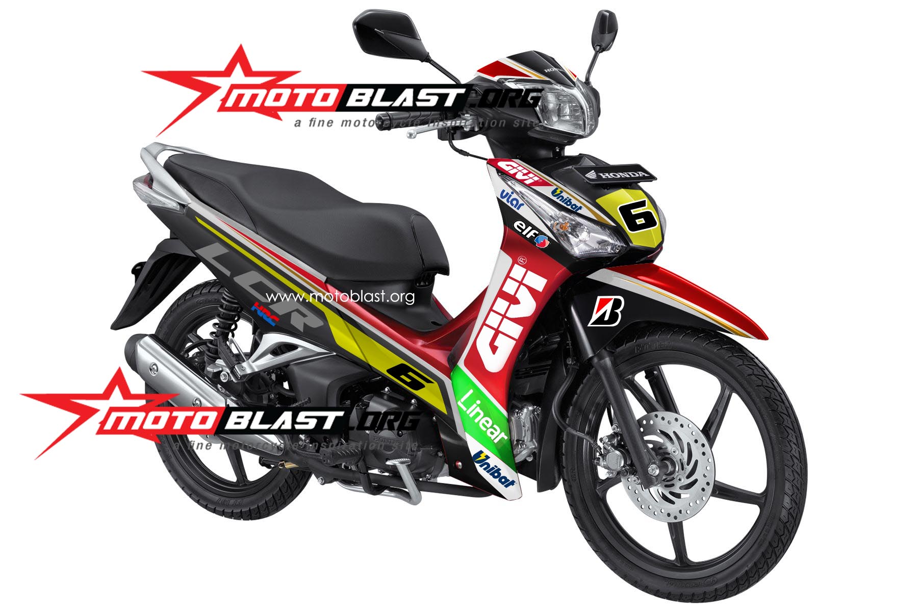 Vario 125 Helm In Modifikasi. GIVI Stefan Bradl Motogp!Edisi Special untuk Ultah Supra ke 17!!