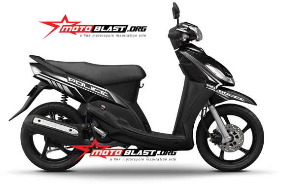 Vario Modif Police. Modif Striping Yamaha Mio Sporty Lawas