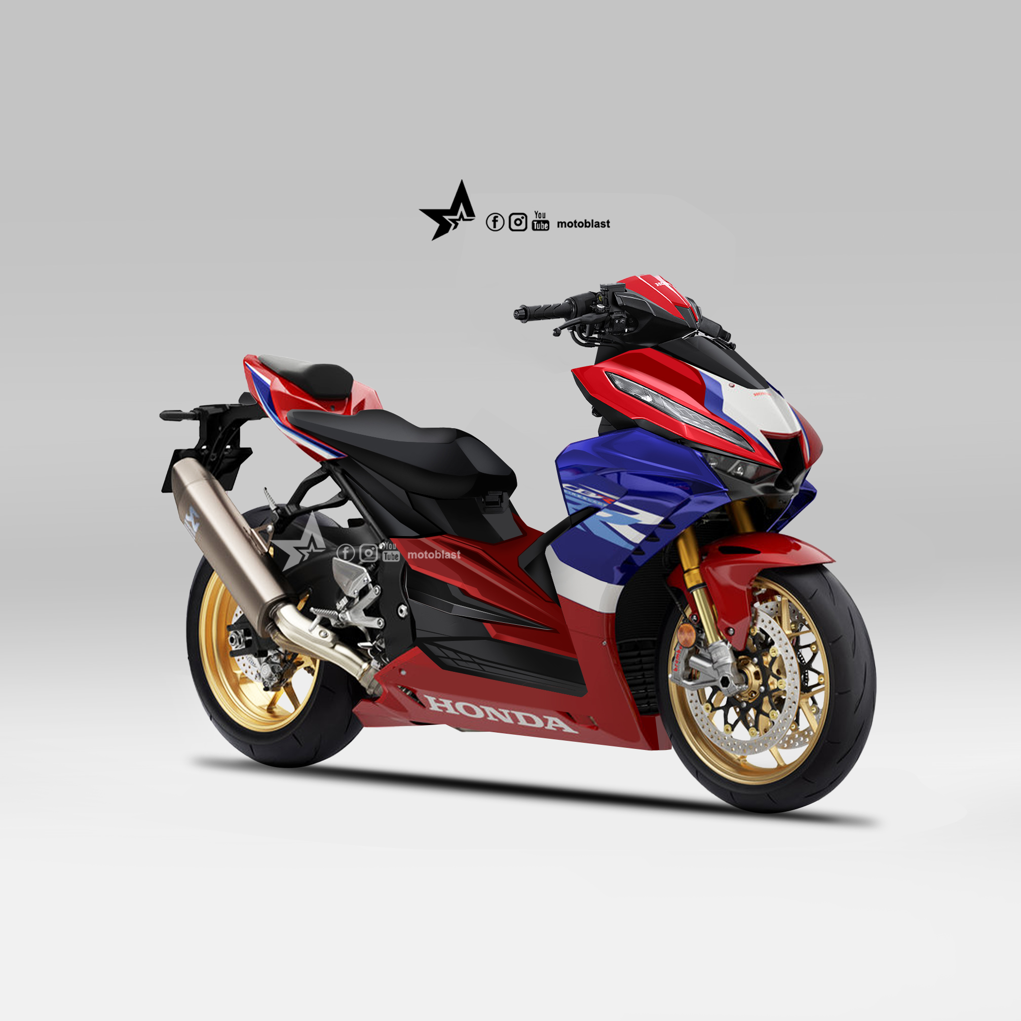 Modif Honda Vario New. Digital Modif Honda Vario Street JET Fireblade