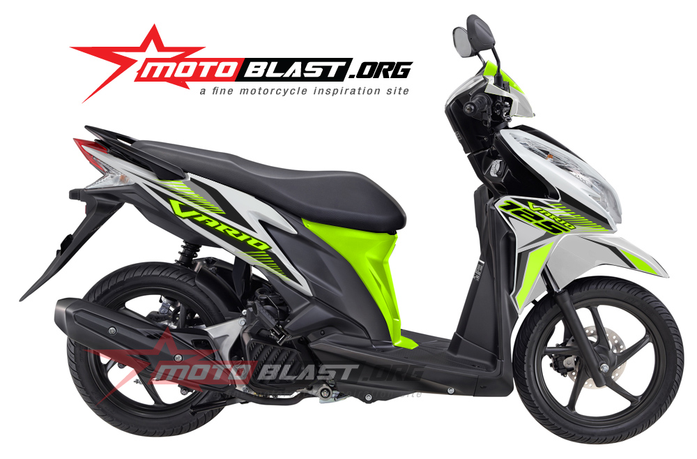 Modif Striping Vario 125 Iss. Modif striping Honda Vario 125 iss white – ijo stabilo honda remix!