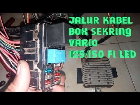 Jalur Sekring Vario 125 Old. √ Jalur Kabel Rumah Sekring Vario 125