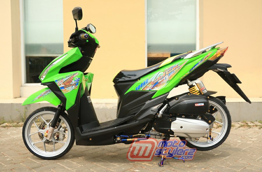 Motor Vario 2015 Modif. Modifikasi Vario”2015 (Jakarta): Bangga Dikemas Baby Style, Nampang Kian Pede Maksimal