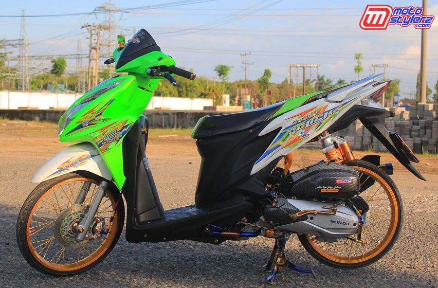 Modif Vario Thailook Style. Modifikasi Vario 125”2014-Indralaya: Tak Terbantahkan, Pesona Neng Viona Mutlak Menggoda