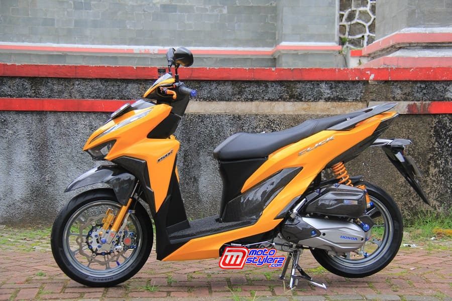 Vario Modif Sunmori. Vario 150”2021-Kuningan: Terbosoan Gress Di Genre Sunmori, Puncaknya Makin Percaya Diri