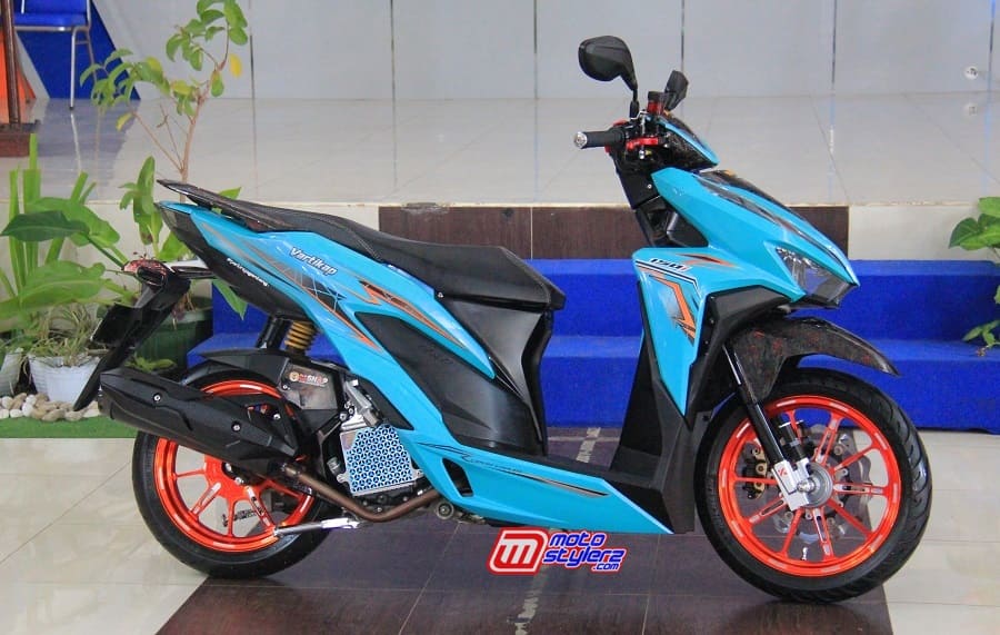 Modifikasi Vario 150 Variasi. Vario 150”2022-Bekasi: Ride For Fun Bareng Tema Simple & Stylish, Jelas Modif Sunmori Donk