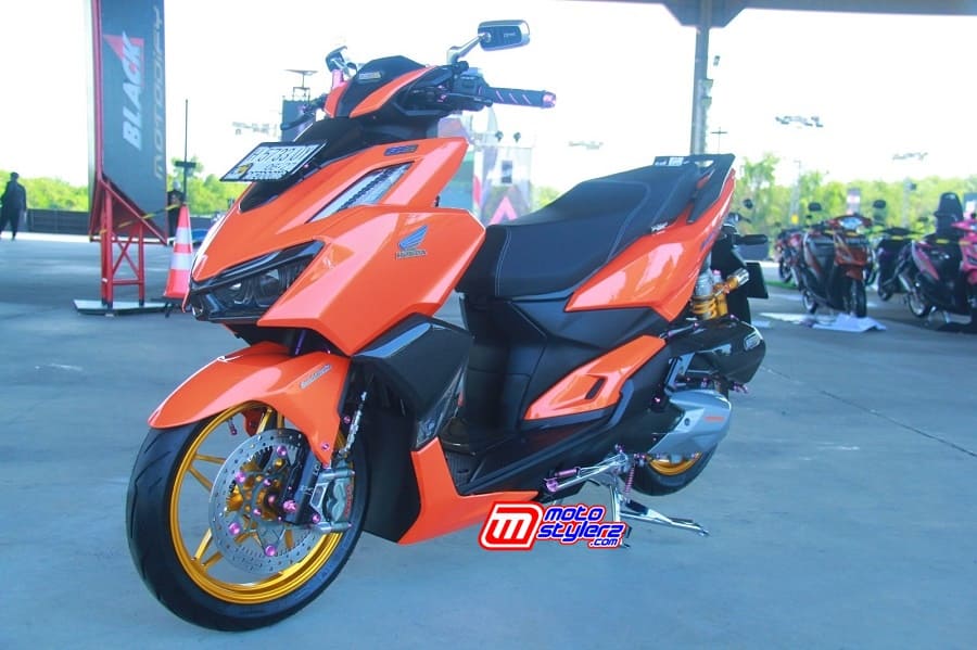 Vario Modif Cat. Vario 160 Semarang, Tipis Tipis Saja Bareng Elegant Modifstyle