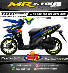 Modifikasi Vario 150 Black Gold. modifikasi vario 150 Archives - stiker motor premium