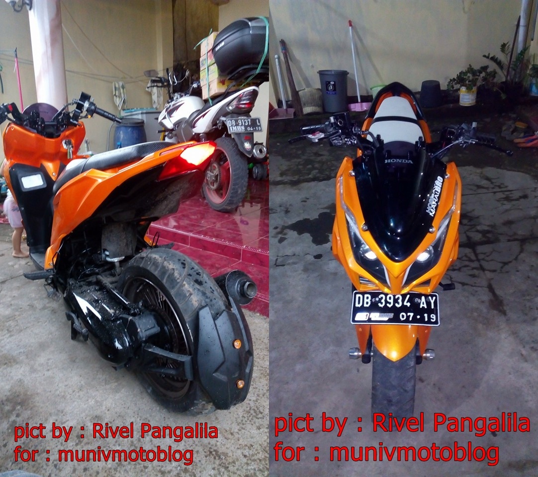 Gambar Modifikasi Spakbor Depan Vario 150. Ide 41 Modifikasi Undertail Vario 125 Terbaik