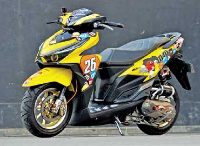 Modif Vario 150 Putih Sederhana. Kumpulan Gambar Modifikasi Honda Vario 150 eSP Terbaik Terbaru