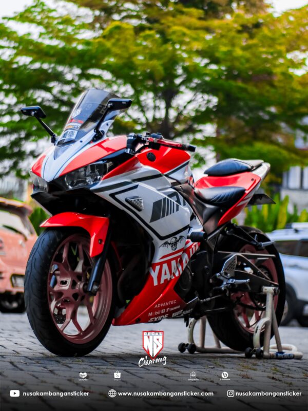 Vario Merah Modif Stiker. Decal Sticker Yamaha R25 AMG MERAH Modifikasi Stiker Full Body – Nusakambangan Sticker