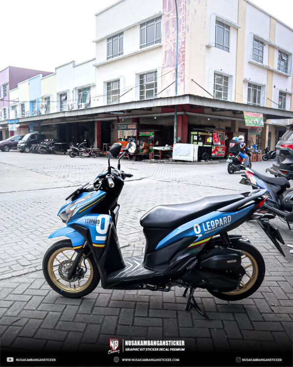 Decal Vario 125 Led. Decal Stiker Honda Vario 125 – 150 Biru Hitam Fullbody – Nusakambangan Sticker