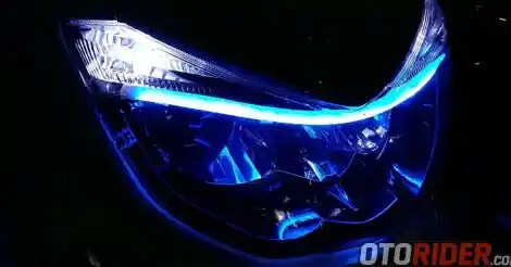 Harga Pasang Lampu Alis Vario 150. Lampu Alis LED Yamaha NMax, Murah Meriah