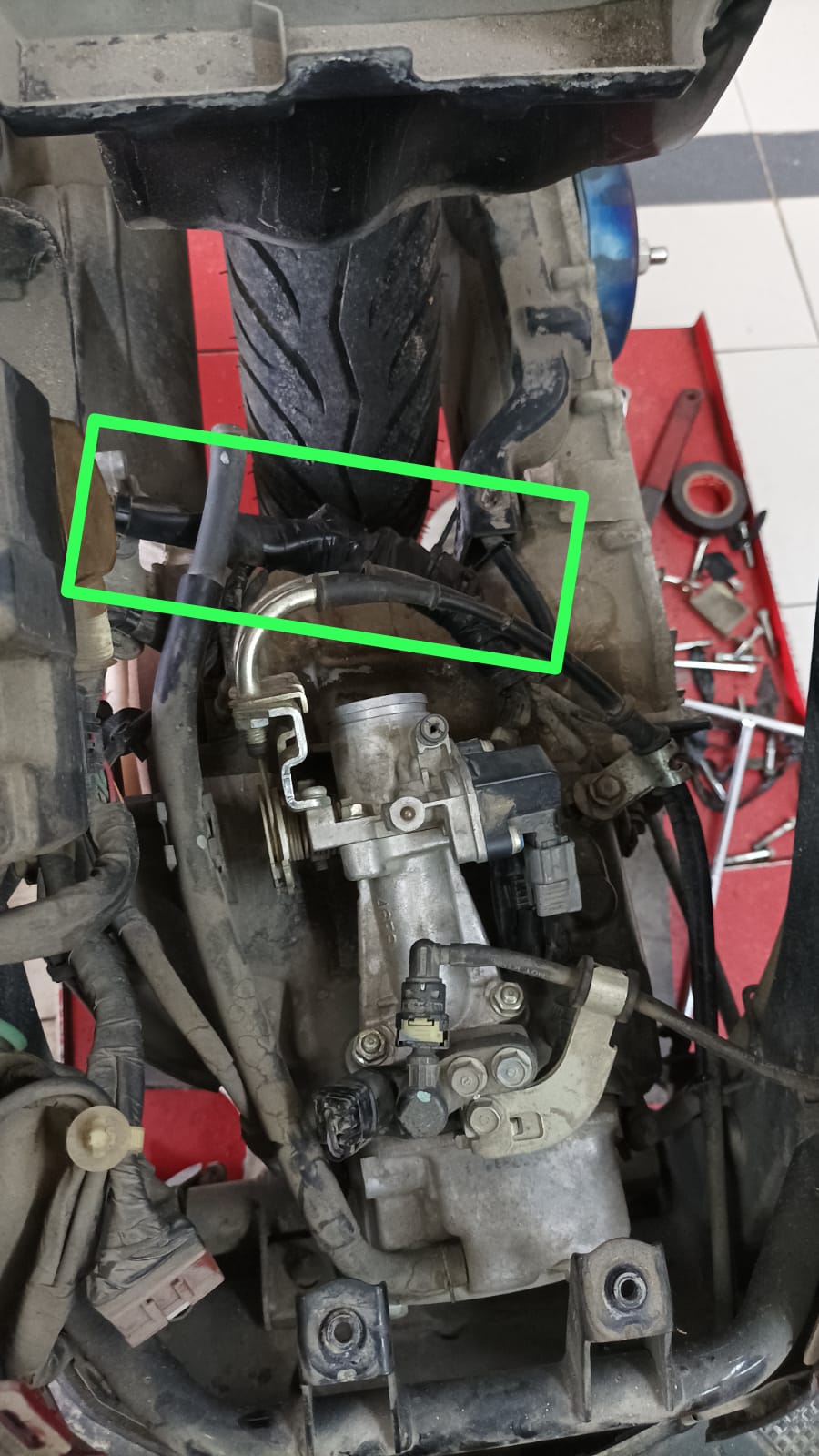 Ganti Injeksi Vario 110. Ketika sensor Injeksi Honda bermasalah, tenang, bawa ke AHASS aja beres…