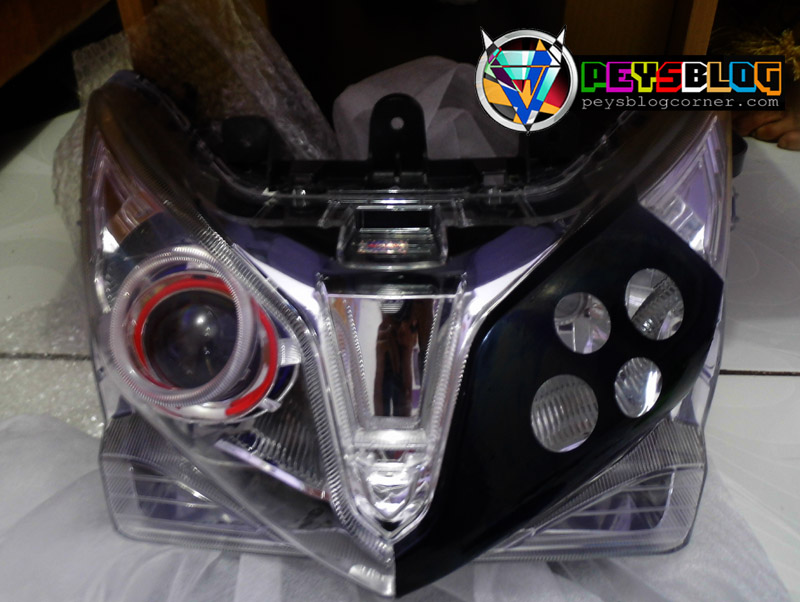 Modif Vario Skotlet. Modifikasi Headlamp Asimetris Vario 125 Dengan Skotlet, Murmer Brooo…