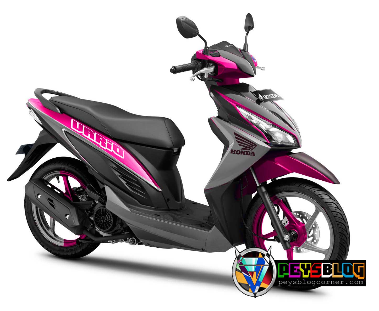 Modifikasi Vario 110 Warna Pink. Vario 110 modifikasi warna pink