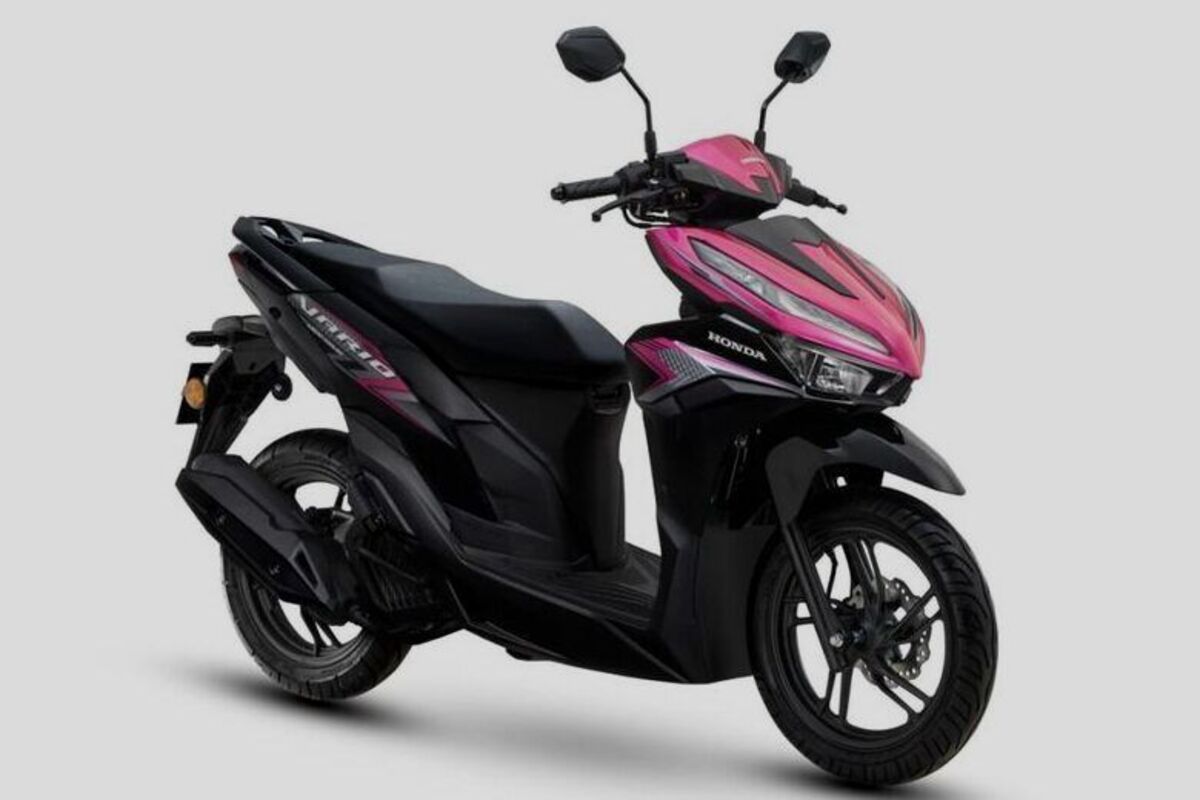 Motor Vario Pink. Cocok Banget Buat Cewe Gemes , Motor Matic Honda Vario 125 Hadirkan Warna Pink yang Segar dan Elegan