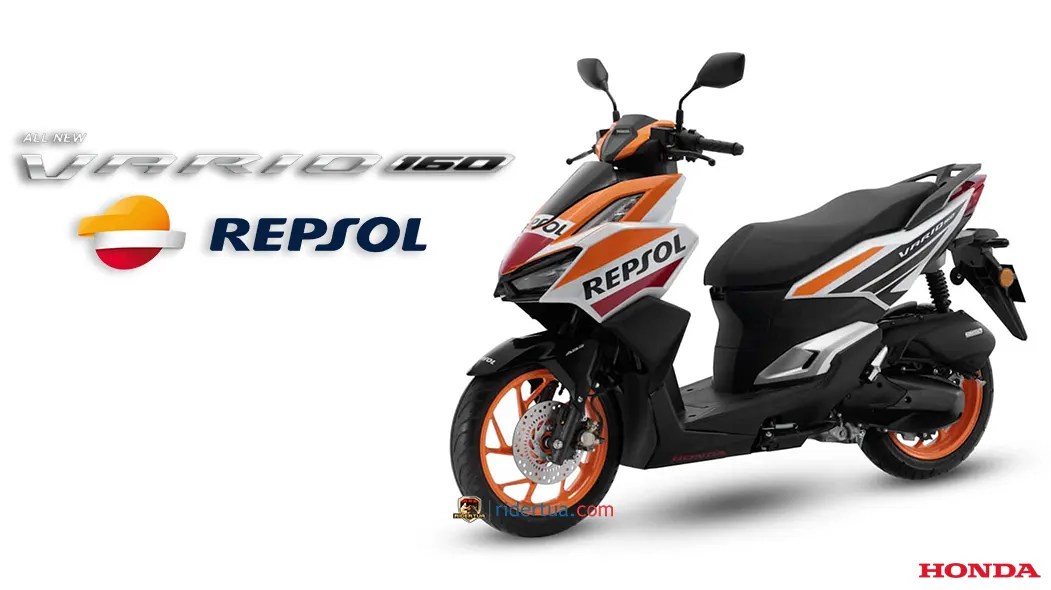 Vario 160 Limited Edition. Dijual Hanya 2000 Unit! Honda Vario 160 Hadir dengan Livery Repsol di Malaysia