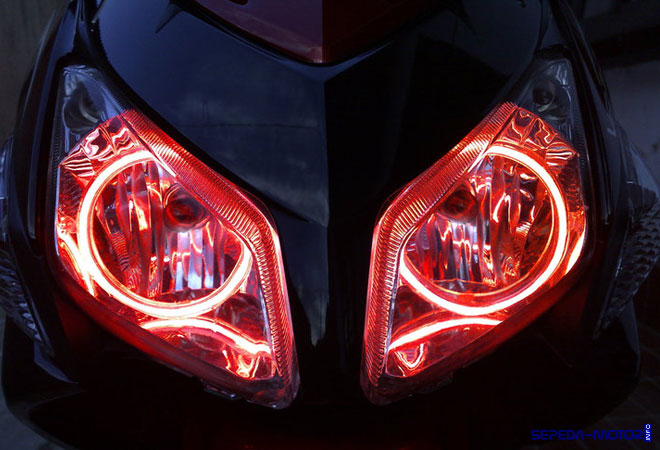 Harga Lampu Angel Eyes Vario 125. Lampu Angel Eyes Honda Vario Techno 125 FI, Berapa Harganya?