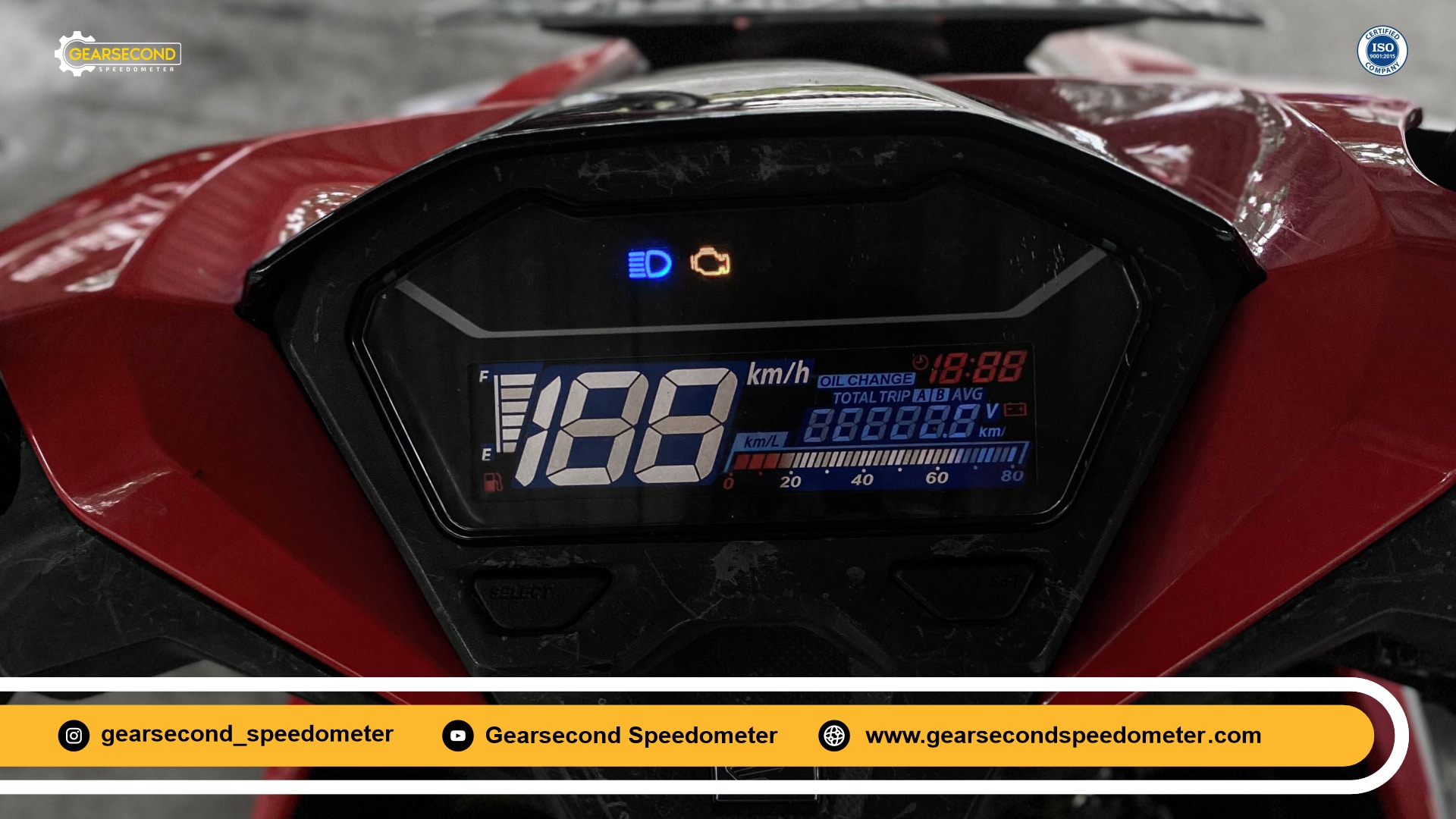 Speedometer Custom Vario 125 Old. Variasi Speedometer Vario 125 Old Digital