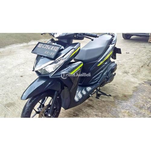 Harga Vario Bekas Plat Ad. Honda Vario 125 CBS ISS 2018 bekas Bagus Mulus Plat AD Boyolali pajak Baru KM Rendah di Boyolali