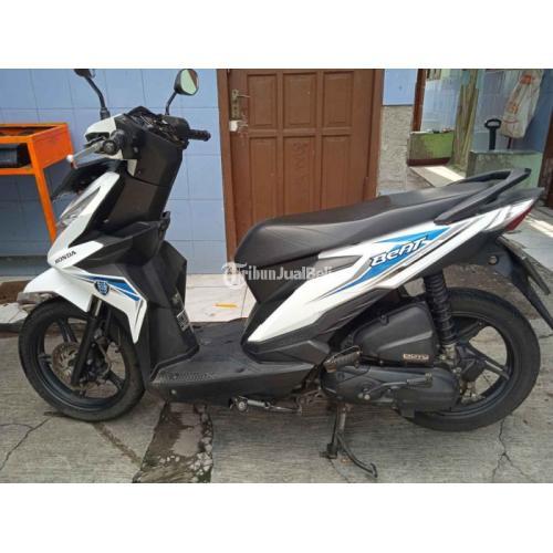 Jual Motor Vario Bekas Jakarta Timur. Motor Honda Beat 2019 White Blue Bekas Surat Lengkap Body Mulus di Jakarta Timur