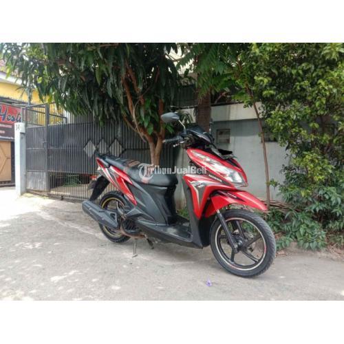 Harga Vario 125 Tahun 2014 Bekas Bandung. Motor Honda Vario 125 CBS 2014 Merah Bekas Surat Lengkap di Bandung