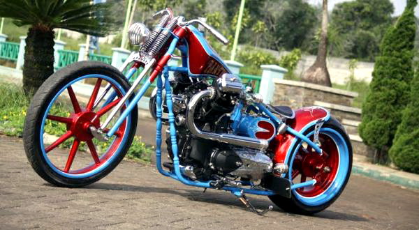 Modif Vario 125 Lampu Belakang. Modif Vario 125 FI ala New School Chopper