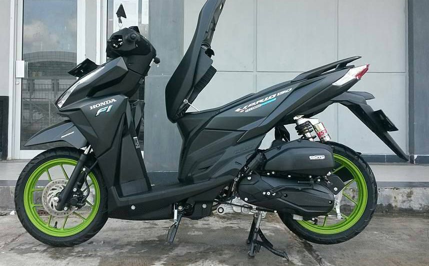 Modif Vario 150 Putih Sederhana. Vario 150 Modif Minimalis