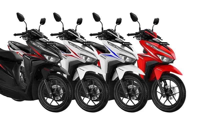 Warna Vario 125 Tahun 2018. 4 Pilihan Warna New Vario 125 2018, Dibalut Cat Warna Glossy